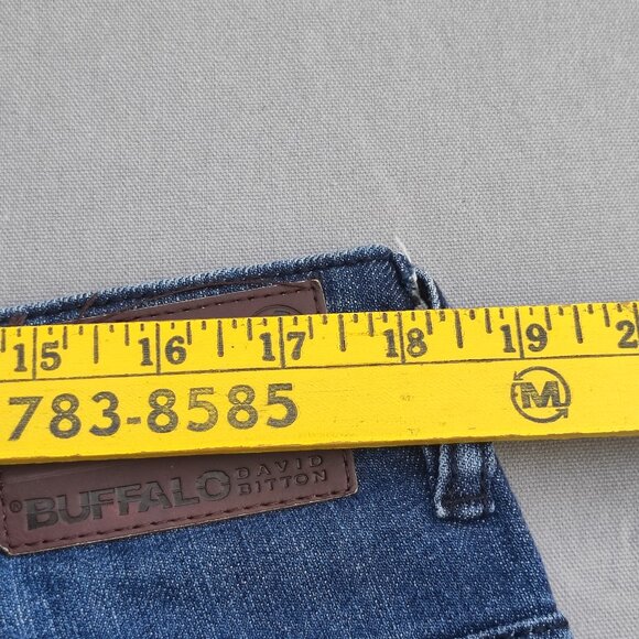 Buffalo Jeans Jack-X men's sz 36X30 denim blue Slim Straight Stretch Extensible - Picture 11 of 13